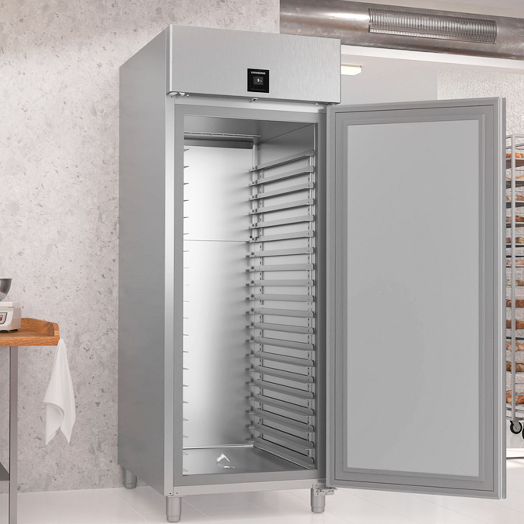 LIEBHERR | Congélateur de boulangerie en inox PERFECTION – EN 600x800 – 854 litres – intérieur en inox – avec 1 porte & WiFi