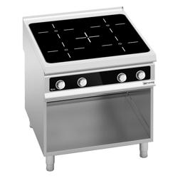 Mașină de gătit / Aragaz cu inducție - seria 900 - 800x900x(H)920 mm - 20 kW - 4 zone de inducție - Bflex Digital