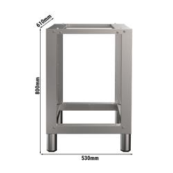 Postolje za konvektomat - 530x610x800 mm - nehrđajući čelik - kompatibilno s KDDV1011, KDDV623 i KDDV611 - bez držača plehova