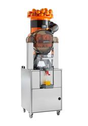 Електрична соковижималка для апельсинів - з охолодженням, автоматичною подачею фруктів, зберіганням соку та підставкою - Помаранчева