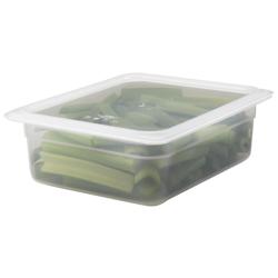 (6 bucăți) CAMBRO | Camwear® polipropilenă GN containere 1/2 - lăptos - adâncime 100 mm