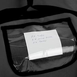 Pizzabag / Borsa termica per pizza - per 5 Scatole per pizza - 43x43cm - Nero