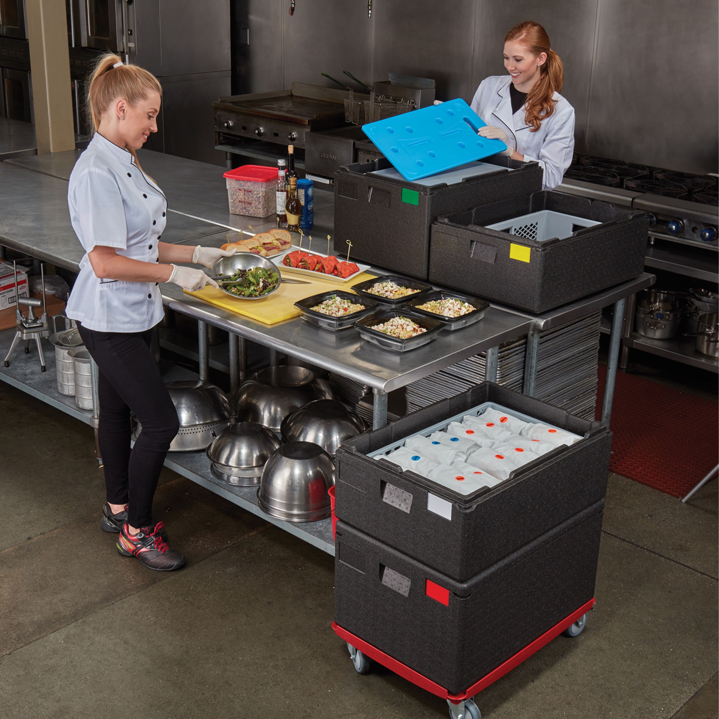 CAMBRO | CAMCHILLER - plaque de refroidissement - compatible avec toutes les CAM GOBOXEN® GN 1/1 - Bleu