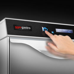 Lave-vaisselle à double paroi - Digital - 3,9 kW - incl. détartrant - avec pompe à détergent- & à produit de rinçage        