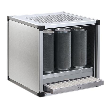 Frånluftsfilter 2500 m³ - utan motor (med för & aktivkolfilter)