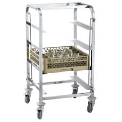 Carro de transporte para cestos de máquina de lavar loiça - para 4 cestos Dimensões dos cestos: 400x400mm - com 4 prateleiras