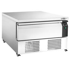 Combinaison soubassement congélateur/réfrigéré - 905 mm - 1 tiroir - avec chauffe-frites inclus