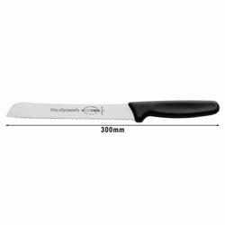 F. DICK | ProDynamic Bread Knife – 180 mm Blade - Serrated Edge - Stainless Steel - Black Handle