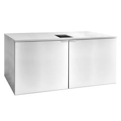 Commercial Keg Cooler without unit - 8x50 L drums - 1920x1000mm