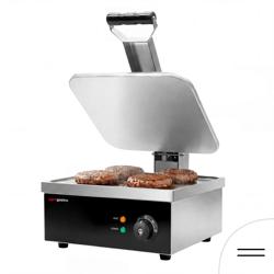 Klämgrill | Hamburgergrill - 2,2 kW - Slät topp och botten - Grillyta: 350x330mm