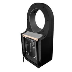 AIR-WOLF | Asciugamani elettrico elettrico con sensore a infrarossi - ABS nero