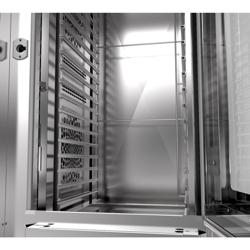 Electric Commercial Combi Oven - Touchscreen Controls - 40x GN 1/1 - incl. Automatic washing system, Core temperature probe, Boiler-based steam generator, Inner rack, HACCP monitoring, USB