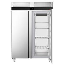 Upright Fridge Stainless steel PREMIUM - 1400L - with 2 doors