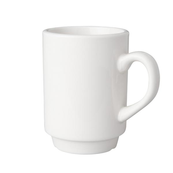 (12 bucăți) BUDGETLINE - Cana pentru mașină de cafea Mammoet - 190ml - Alb