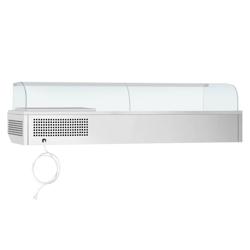 Vitrina de Ingredientes PREMIUM PLUS - 2300x450/413mm - 10x GN 1/3