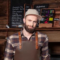 Flat cap - beige