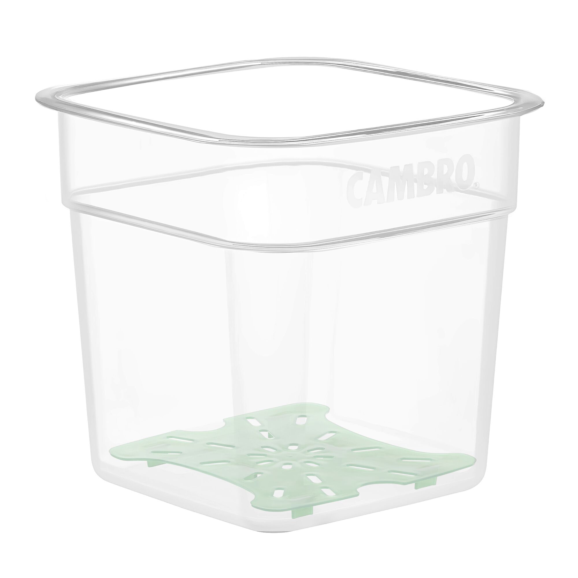 (6 pièces) CAMBRO | Plateau d'égouttage FreshPro - pour 1,9 litre et 3,8 litres - Vert