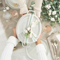 STAUB | LA COCOTTE - Kookpot - Ovaal - 290mm - Gietijzer - Witte truffel