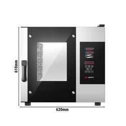 Forno combinato a vapore per panetteria - Digitale - 4x EN 460x330 - incl. sistema di lavaggio