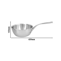 DEMEYERE| Atlantis 7 Conical Sauté Pan – Ø 22 cm - 7‑Ply to Rim - Induction Ready