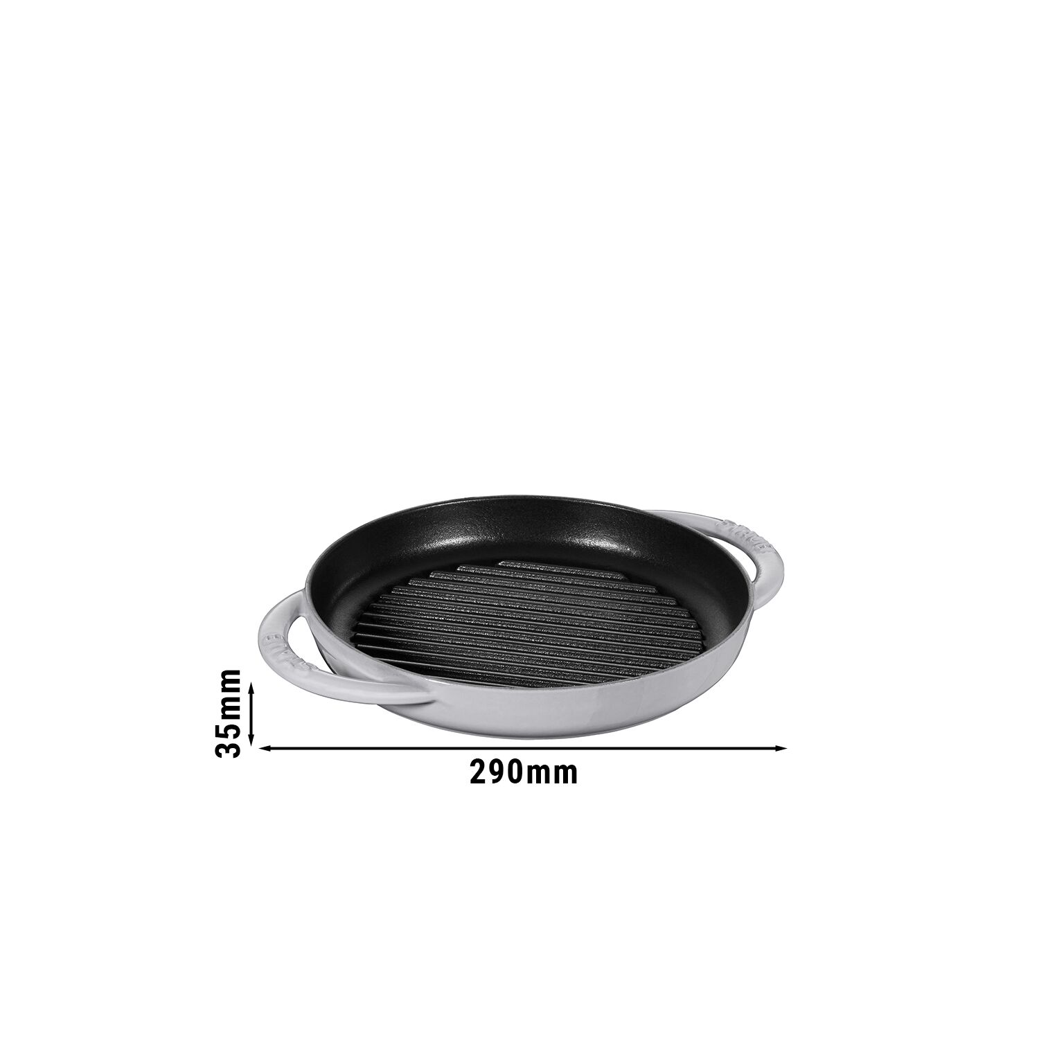 STAUB | GRILL PANS - Pure Grill - Ø 230mm - Fonte - Gris graphite	