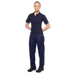 (5 stuks) Dames poloshirt - donkerblauw - Maat: S