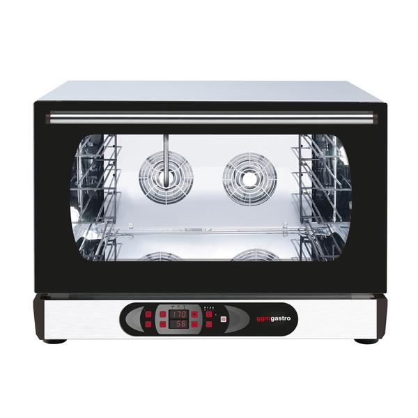 Electric Compact Convection Oven with Steam Injection - Digital Controls - 4x GN 1/1 or 4x 600x400mm (EN 60x40)