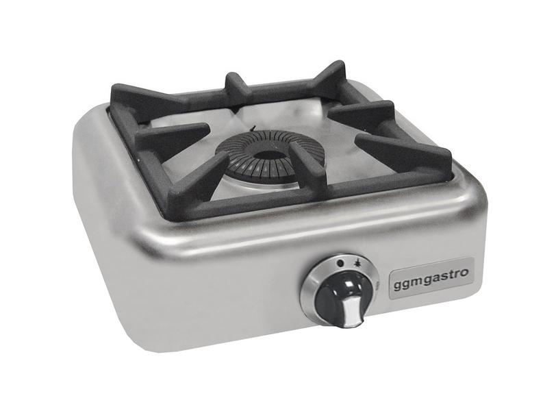 Plynový sporák - 4,0 kW - 1 hořák - stolní zařízení - 400x400x145 mm