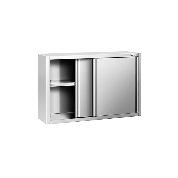 کابینت دیواری استیل ضد زنگ پریمیوم - 1200*400 میلی متر - با درب کشویی - ارتفاع 800 میلی متر