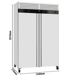Horeca vrieskast rvs ECO - 1200L - 2-deurs