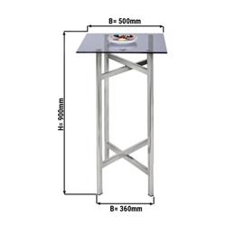 Măsuță auxiliară/de cafea – pliabilă – 50 x 90 cm