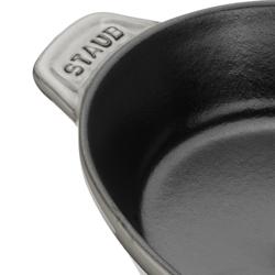 STAUB | Oval Cast Iron Casserole with Lid – 230 mm - Graphite Grey - Grill Compatible