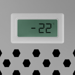Vrieskist - 1320x650mm - 286 liter - met glazen schuifdeksel