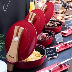 STAUB | Kapak tutucu ahşap - 340mm - kayın