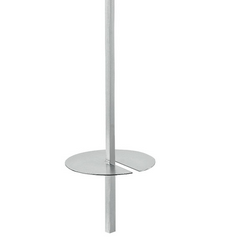 Plate for kebab skewers with slit - Ø 15 cm