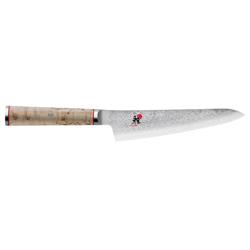 MIYABI | 5000 MCD Shotoh Utility/Paring Knife 140 mm – Masur Birch - Made in Japan - Flower-Damascus