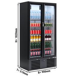 Drankenkoelkast - 900mm - 435L - digitaal display - LED-interieurverlichting - zwart
