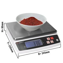 Commercial Digital Kitchen Scale -  up to 10 kg - Accuracy: 1 grams
