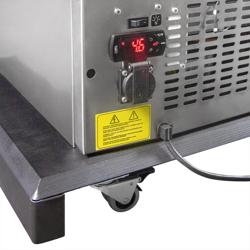 Display Fridge - 565mm - 75 Litres - with 1 hinged glass door - LED lighting - digital controller with temperature display - Temperature range 0 to 6 °C