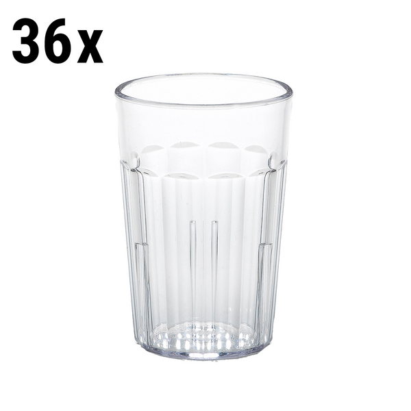 (36 st) CAMBRO | NEWPORT - Drickskopp - 228 ml - BPA-fri - Transparent