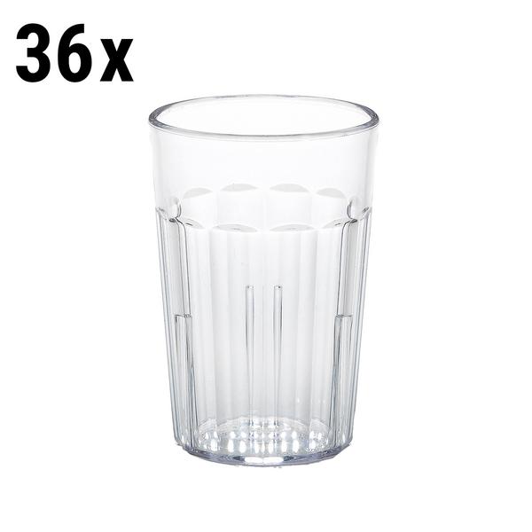 (36 pieces) CAMBRO | NEWPORT - Drinking cup - 228 ml - BPA-Free - Transparent