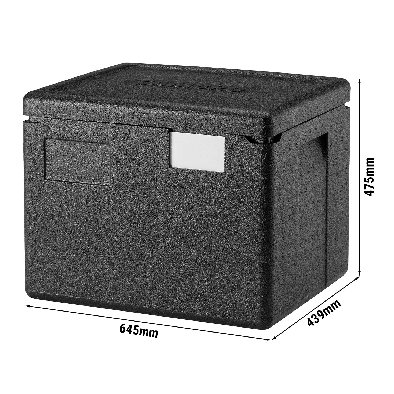CAMBRO | CAM GOBOX® - Toploader - Boîte isotherme à pizza - Pour 8 pizzas - Noir