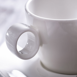 (6 pieces) LUX - Coffee cup Maastricht - 190ml - Ivory
