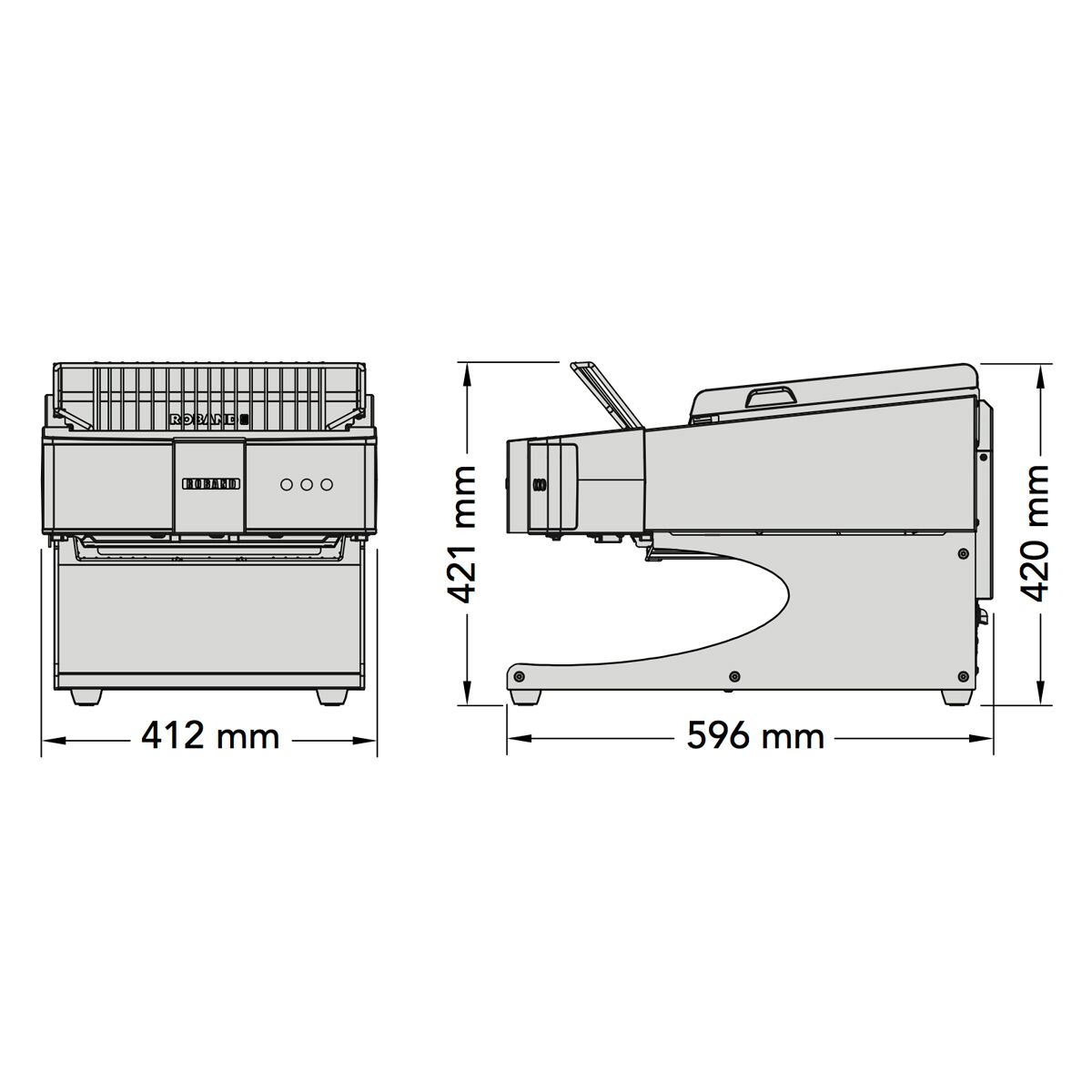 ROBAND | Grille-pain à convoyeur professionnel – 2,99 kW