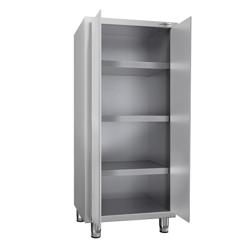 Armoire haute en inox ECO - 800x600mm - 2 portes battantes - Hauteur: 1800mm