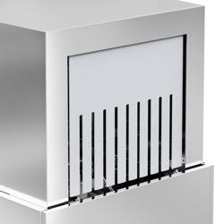 Lave-vaisselle à convoyeur - Commande électronique (affichage numérique) - 31kW - panier 500x500mm - avec tunnel de séchage - Table d’entrée à gauche