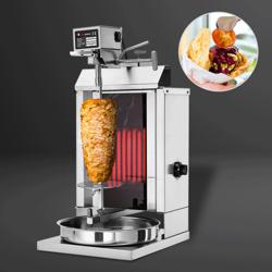 Electric Doner Kebab Grill (Shawarma/Gyros) - 1 Burner - up to 5kg - 1.85kW - Countertop - incl. 2 double doors