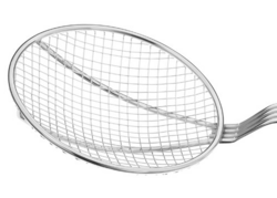 Espumadera para patatas fritas - acero inoxidable - 12 cm