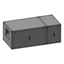 Frånluftssystem med motor - 5 400 m³/h - med förfilter, påsfilter & aktivt kolfilter