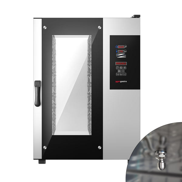 Combisteamer - Digitaal - 10x GN 1/1 - incl. wassysteem